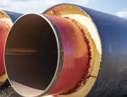 Vattenrör med plastöverdrag